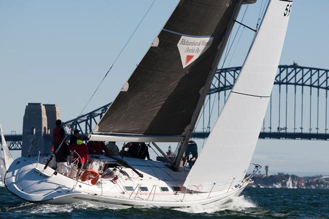 The spinnaker pole set-up gave Reve the edge today.  © www.SailPix.com.au http://www.SailPix.com.au